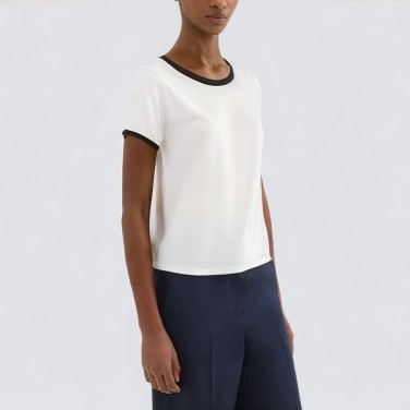 Summer loose cropped top short sleeve t-shirt