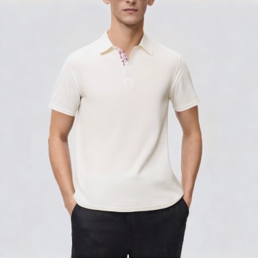 Moisture wicking quick-drying slim lapel Polo shirt
