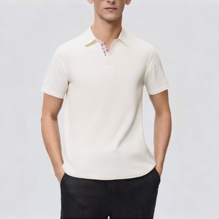 Moisture wicking quick-drying slim lapel Polo shirt