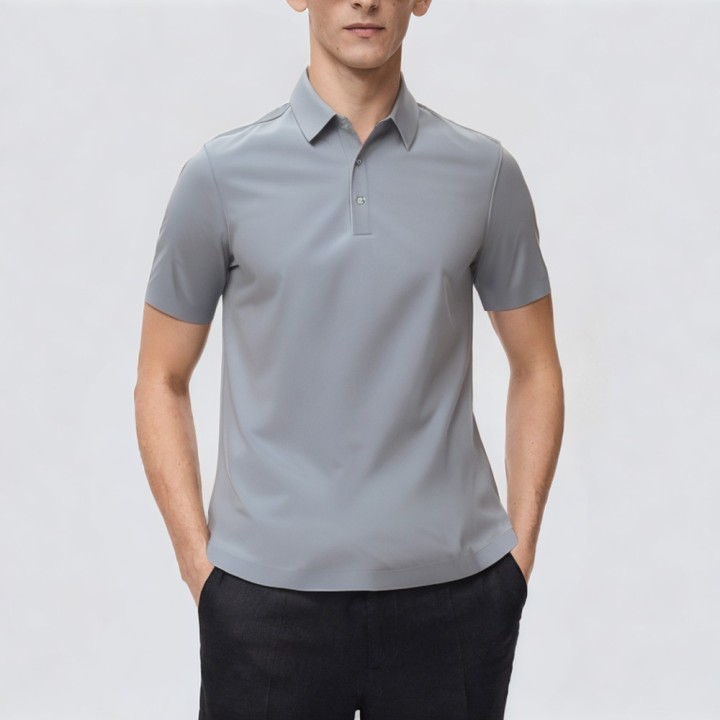 Quick-drying slim-fit men's polo shirt