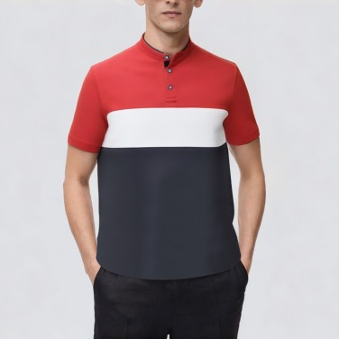 Breathable plain shirt soft polo shirt