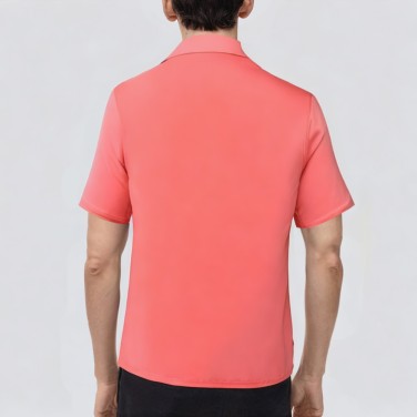 Lapel solid color casual Polo shirt