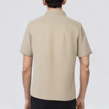 Breathable and comfortable microfiber polo shirt