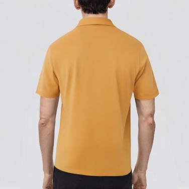 Casual street wear short-sleeved men's polo shirt
