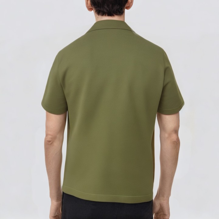Summer high-quality cotton polo shirt