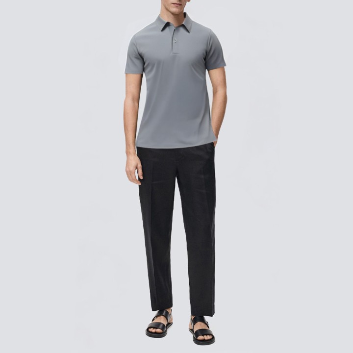 Quick-drying slim-fit men's polo shirt