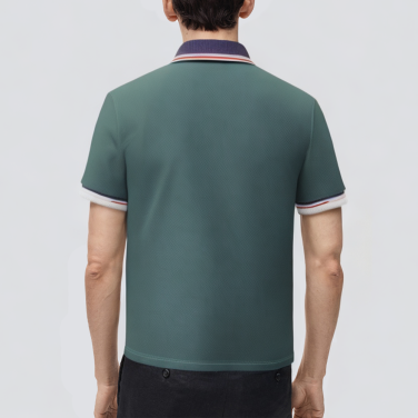 Breathable and comfortable slim fit men's polo shirt