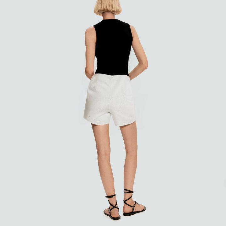 Women’s roving sequined straight shorts